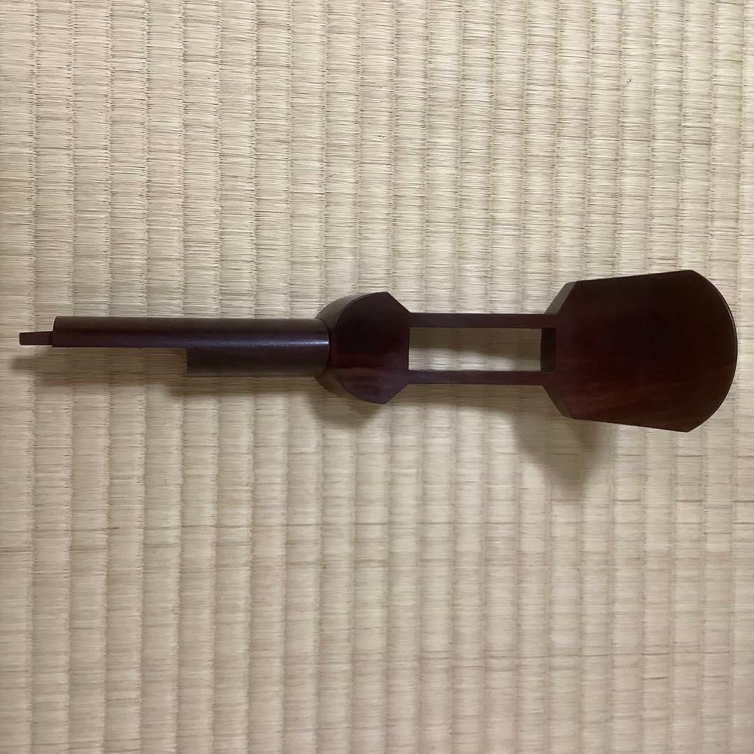 珍品 コンパクト長唄三味線(四つ折れ)