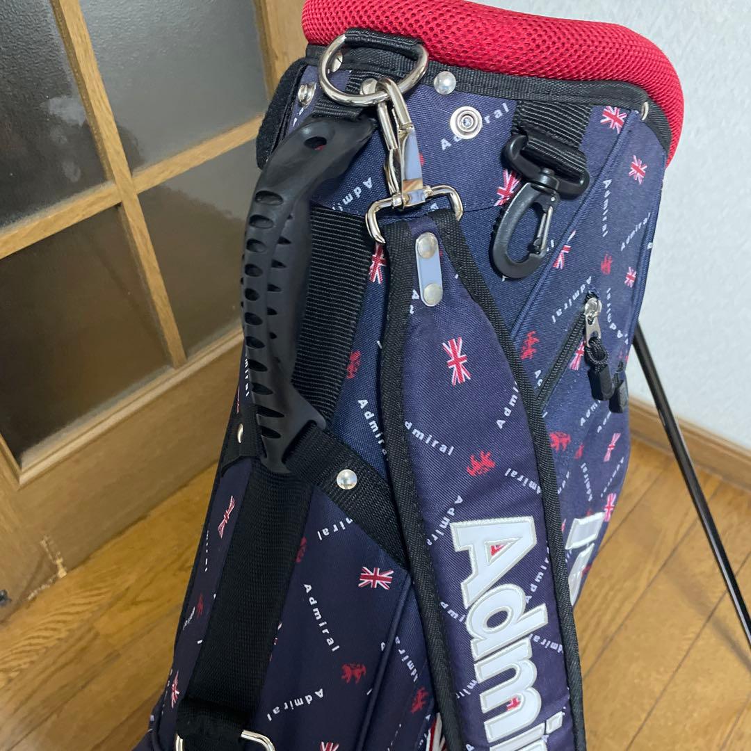 Admiral アドミラル ネイビー ゴルフバッグ・キャディバッグ