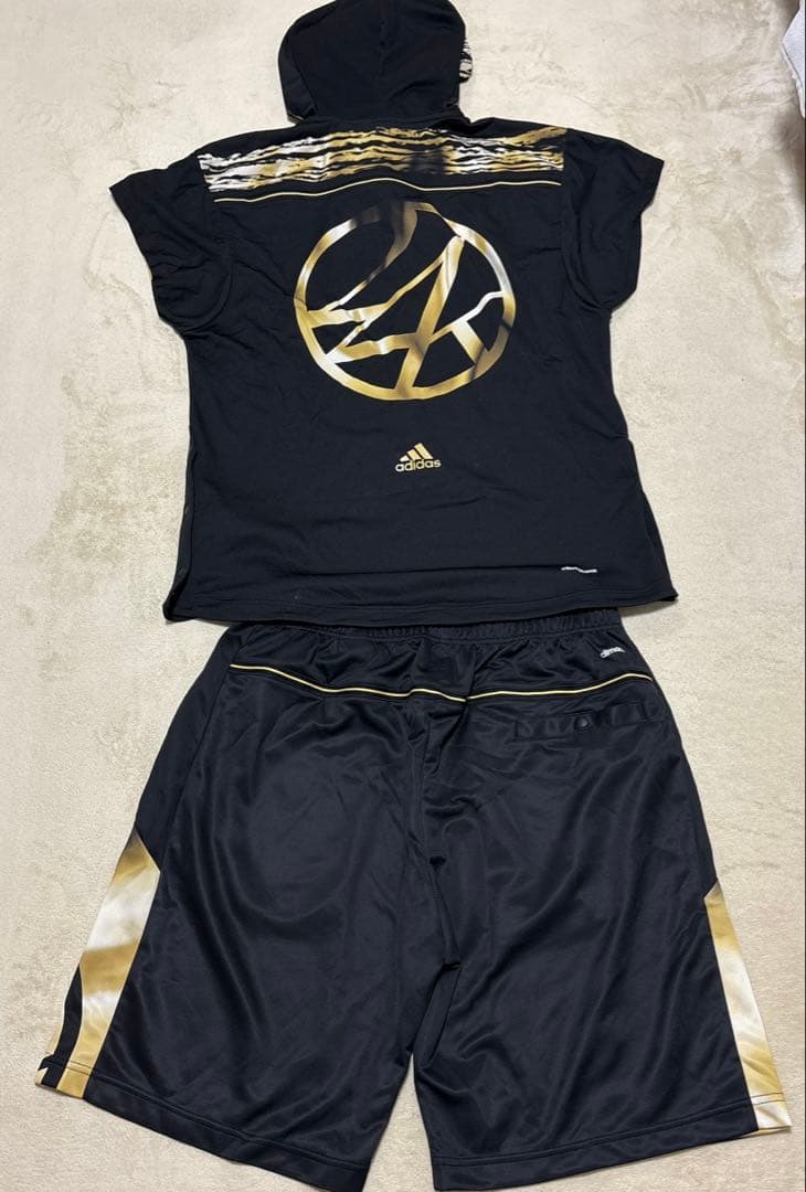 24karats adidas、半袖ジャージ、セットアップ Lサイズ