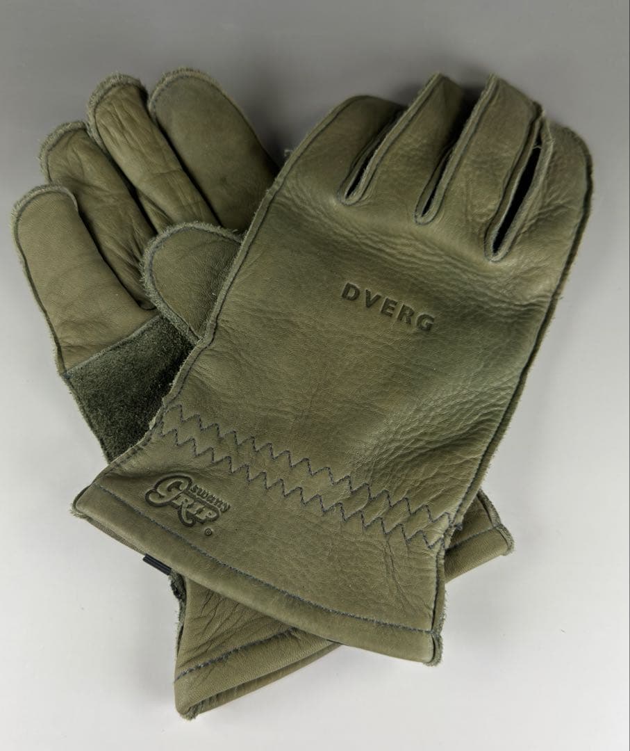 DVERG×GRIP SWANY グリップスワニー オリーブ色 Sサイズ