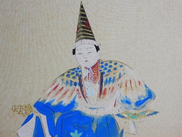 日本画家「三宅凰白（みやけこうはく）」色紙４点（共箱入り）