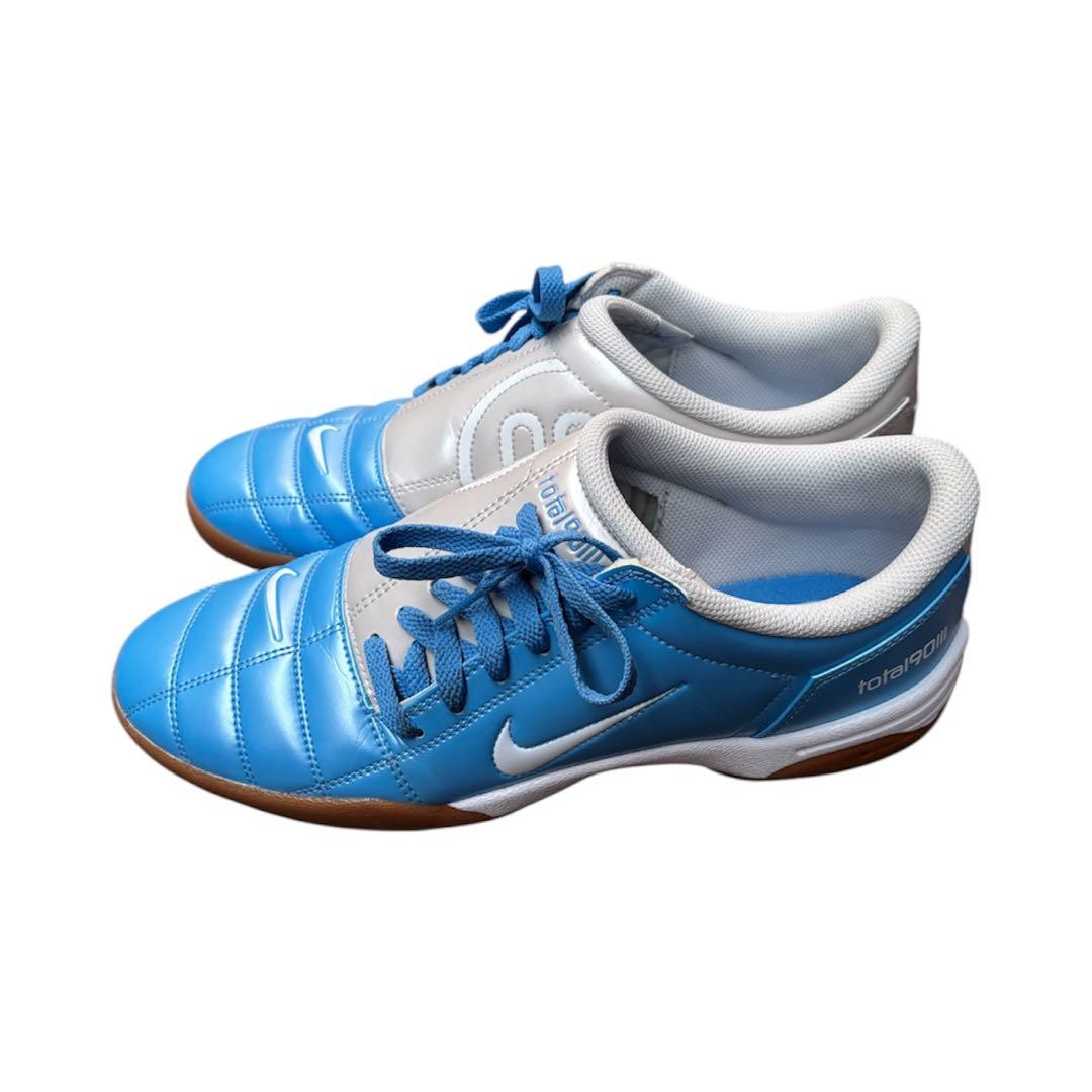 NIKE トータル90 フットサルシューズ 水色 28.5