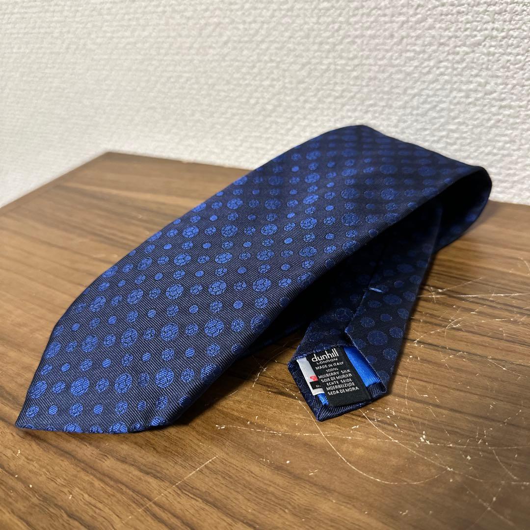 dunhill　ダンヒル　2014年JFA サッカー日本代表　ネクタイ　ブルー