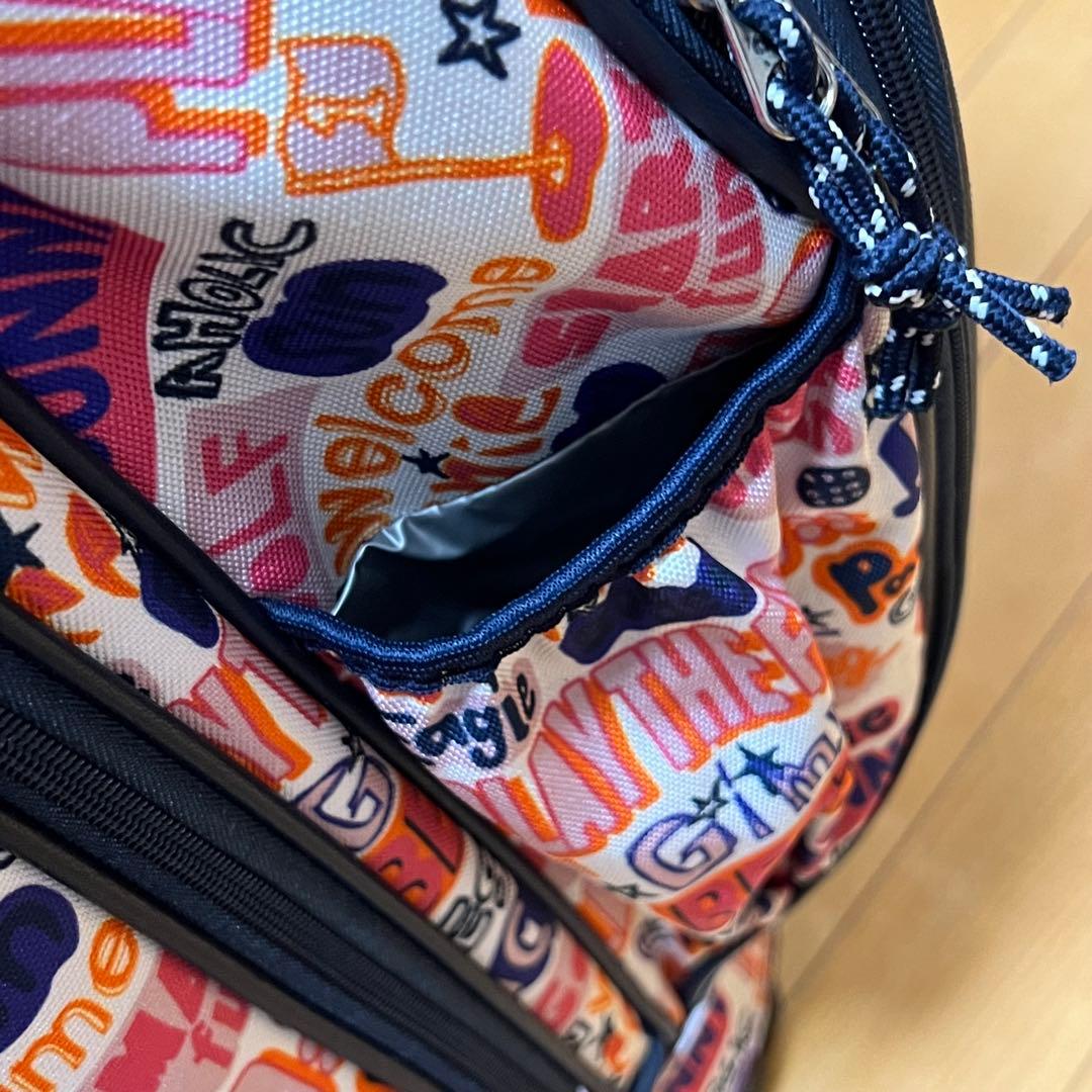 【極美品】ジャックバニー ゴルフ スタンド式 キャディバッグ 8.5型 総柄