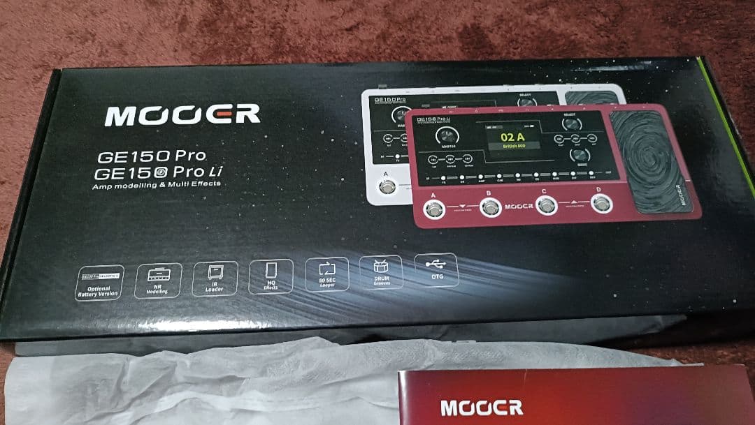 Mooer　GE150 Pro マルチエフェクター ギター エフェクター
