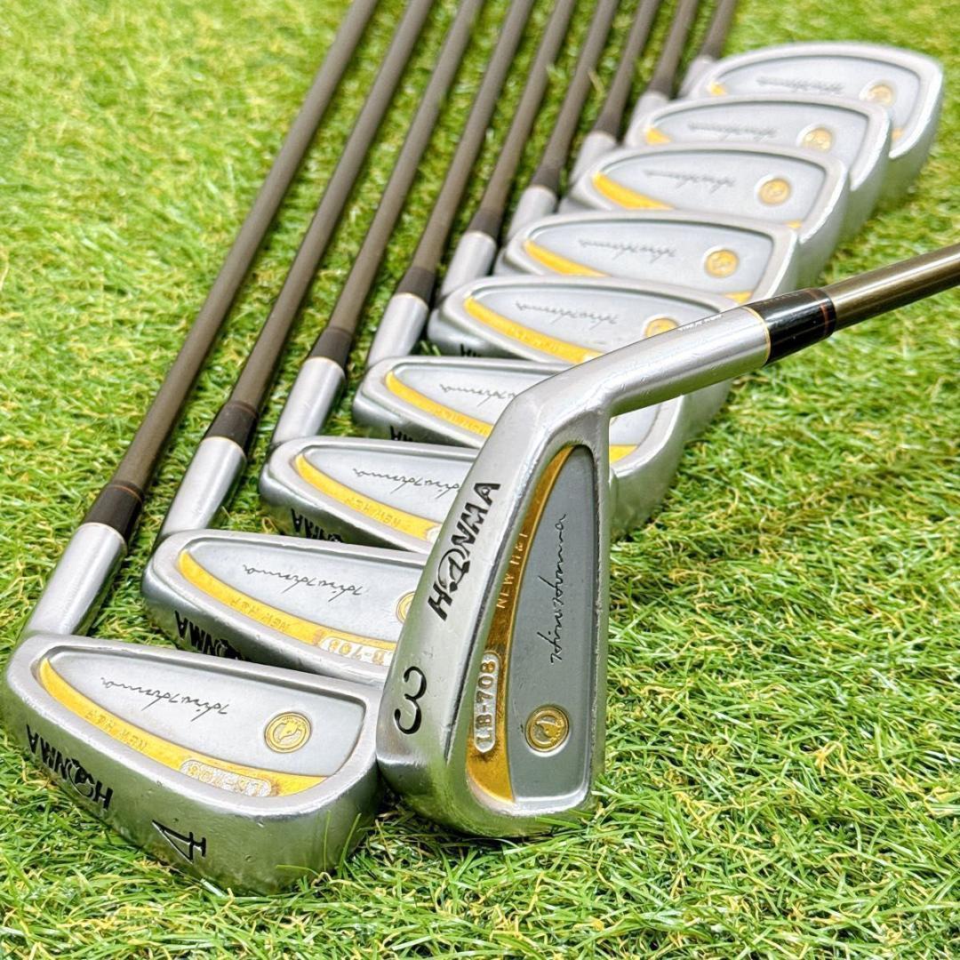 【星4】金モグラ HONMA ホンマ LB-708 アイアンセット 【K491】