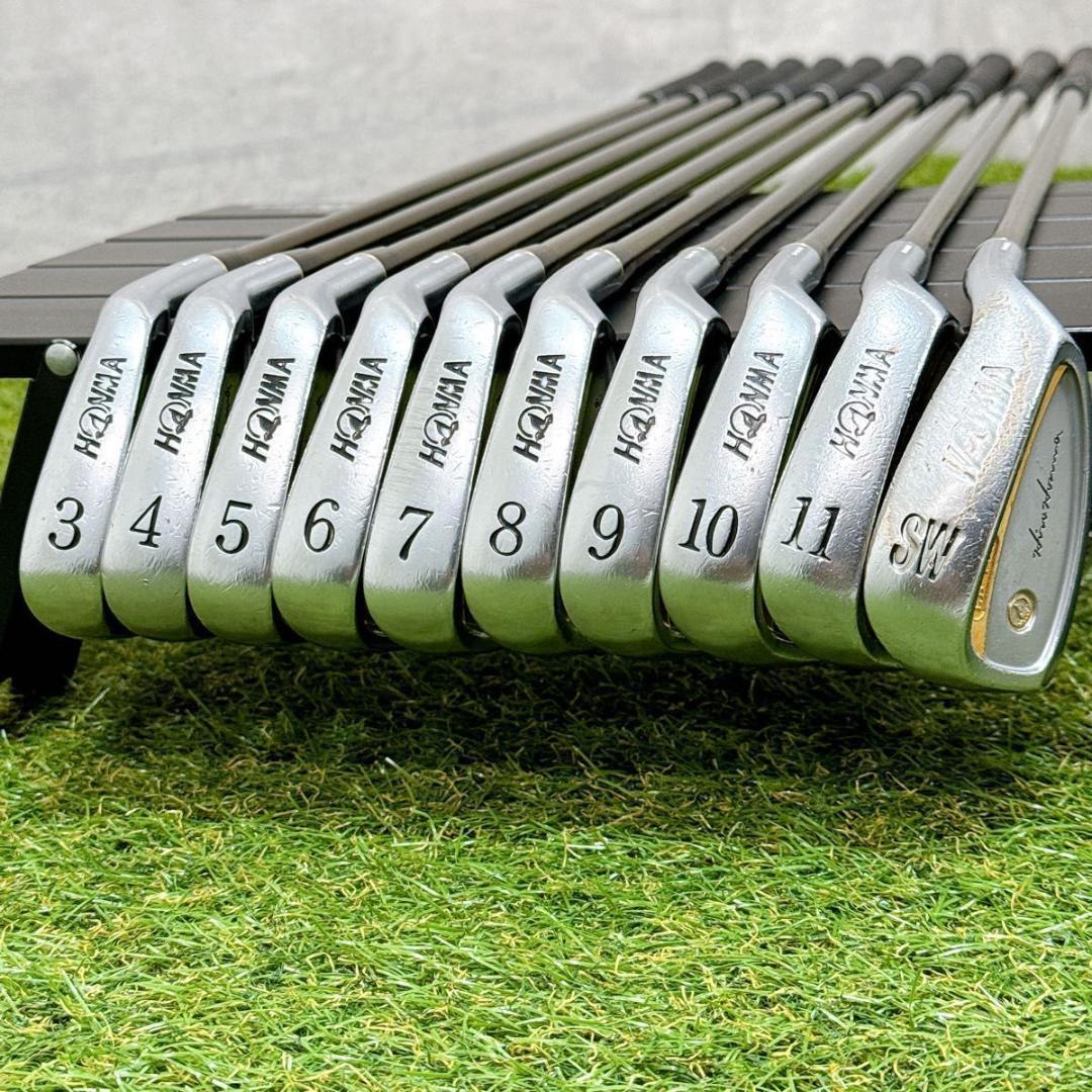 【星4】金モグラ HONMA ホンマ LB-708 アイアンセット 【K491】