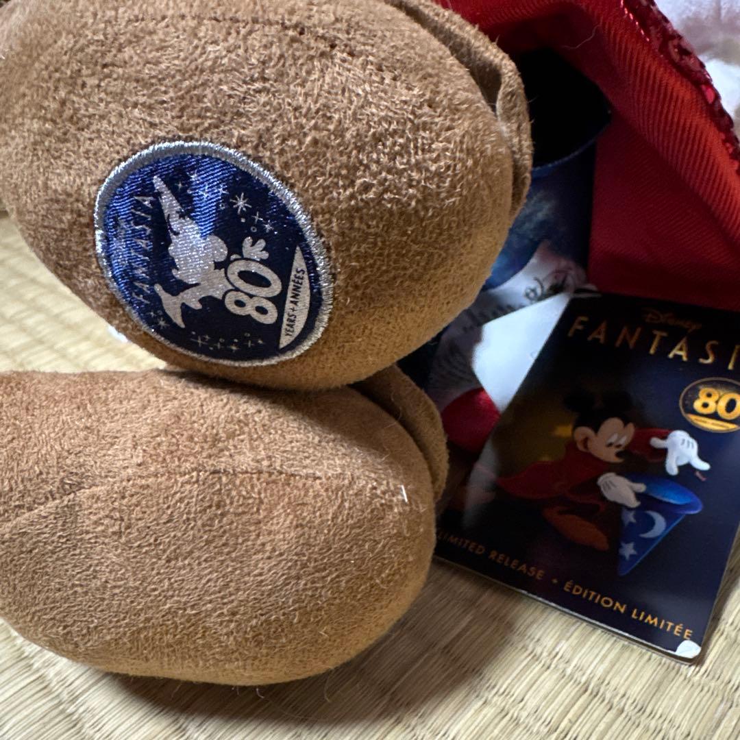 【弟子くんセット】ディズニー ファンタジア ミッキー ぬいぐるみ スパンコール