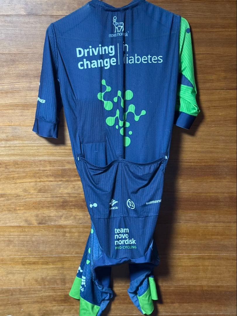 Santini チームノボノルディスク サイクルジャージ 選手支給品