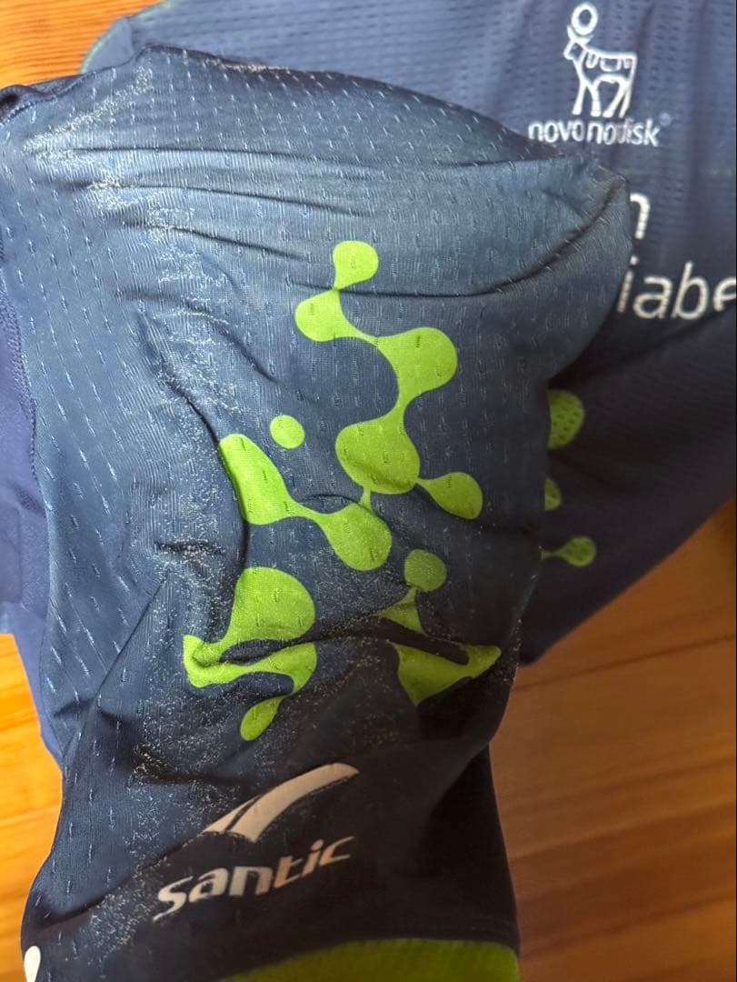 Santini チームノボノルディスク サイクルジャージ 選手支給品