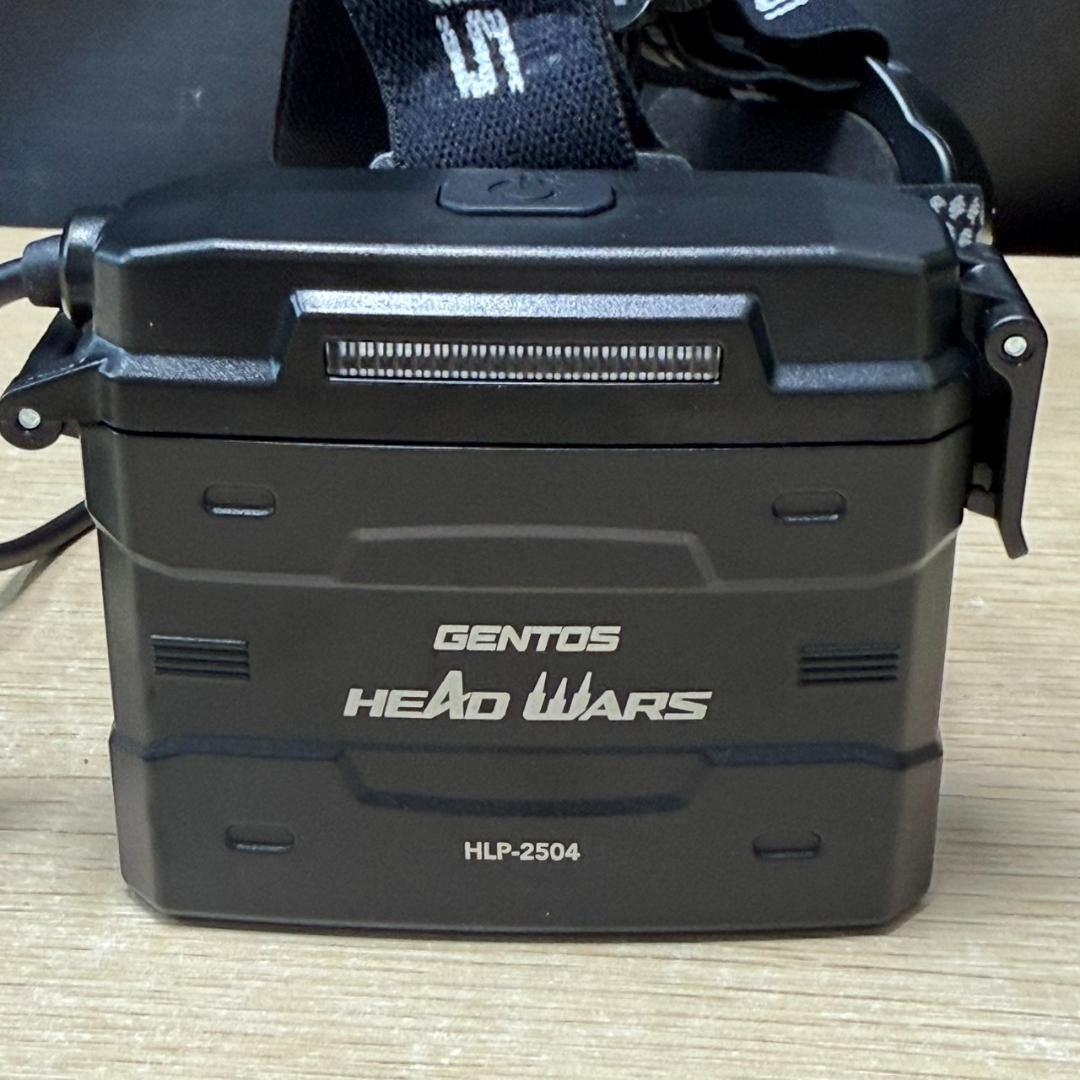 ★未使用　ジェントス　LEDヘッドライト　ヘッドウォーズ　HLP-2504
