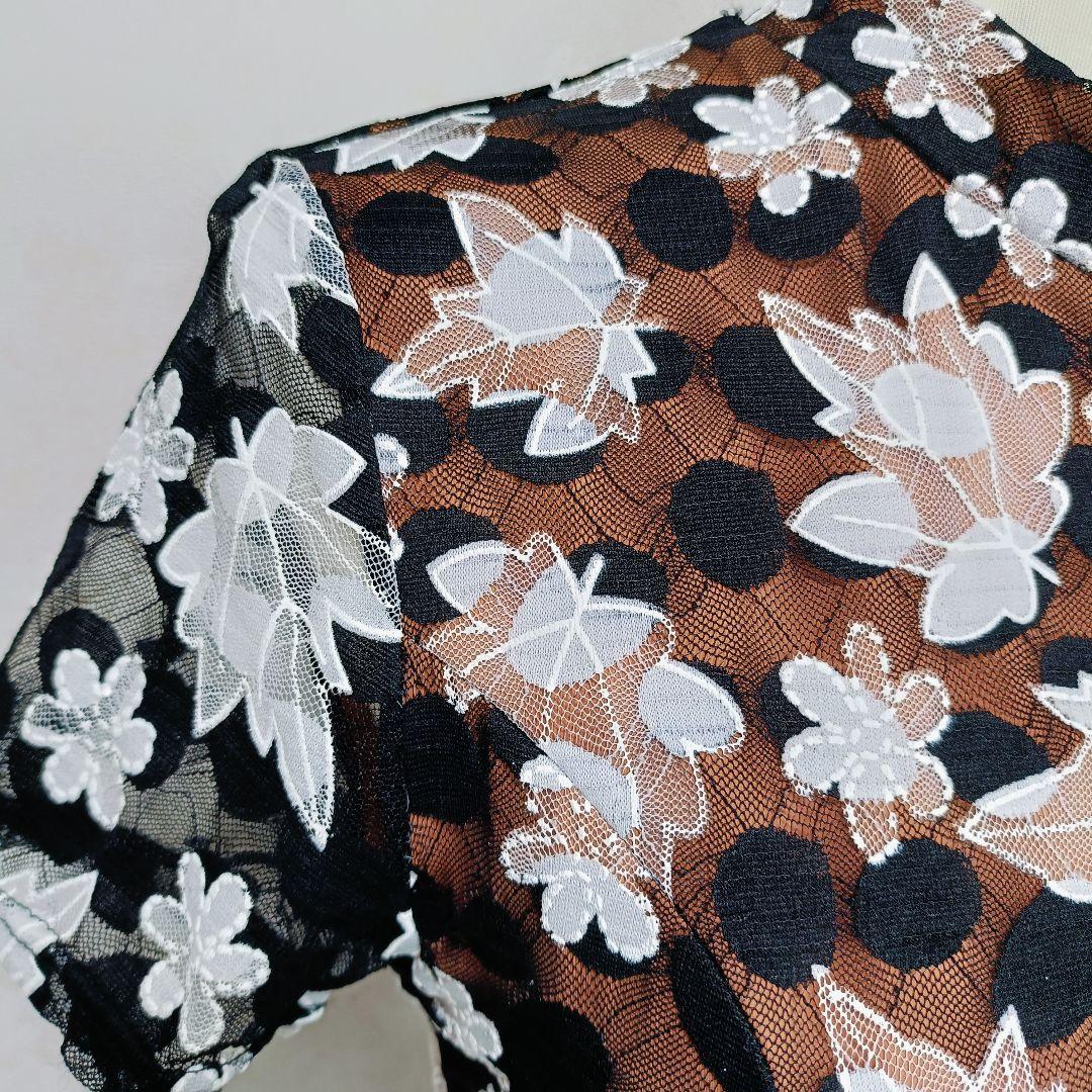 YILINFEIER 社交ダンス 刺繍 半袖ドレス 発表会 パーティ 衣装 XL