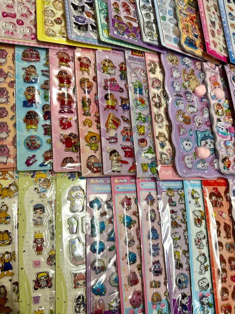 シールセット 33枚 硬いシール アクリルシール