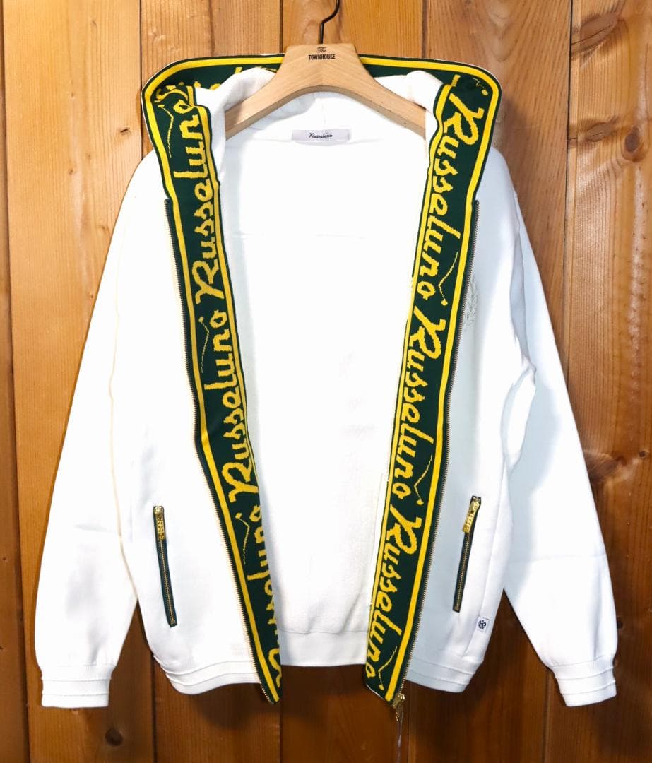 新品 ラッセルノ ジップアップニットフーディー (5/L) Ⓗ