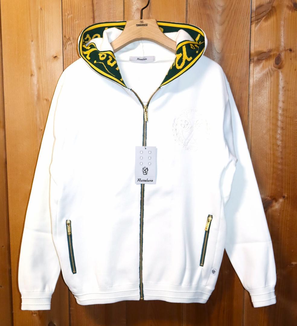 新品 ラッセルノ ジップアップニットフーディー (5/L) Ⓗ