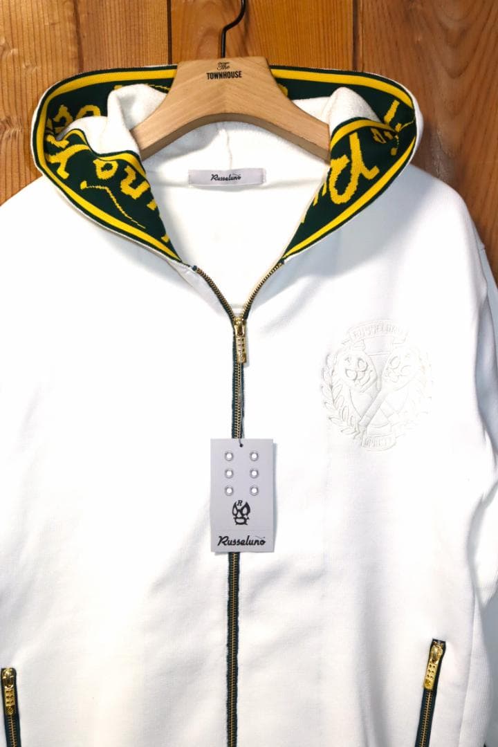 新品 ラッセルノ ジップアップニットフーディー (5/L) Ⓗ