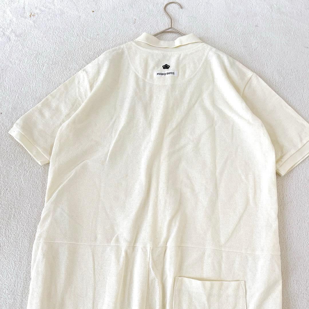 美品★PEALY GATES★ロゴワッペン オールインワン つなぎ オフホワイト