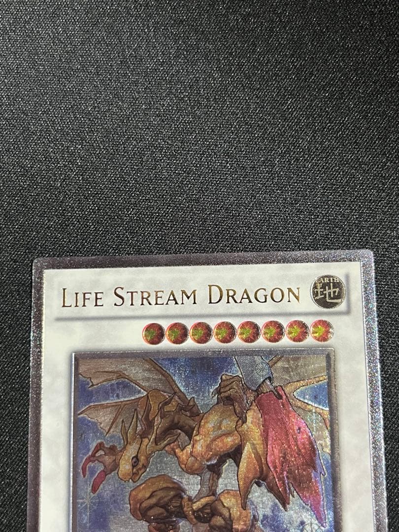遊戯王　ライフストリームドラゴン 英語版 1st レリーフEXVC-EN038