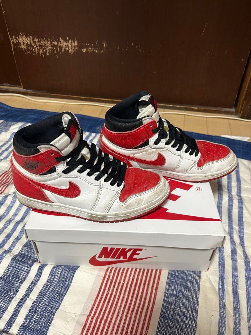 NIKE Air Jordan 1 retro high OG レッド/ホワイト
