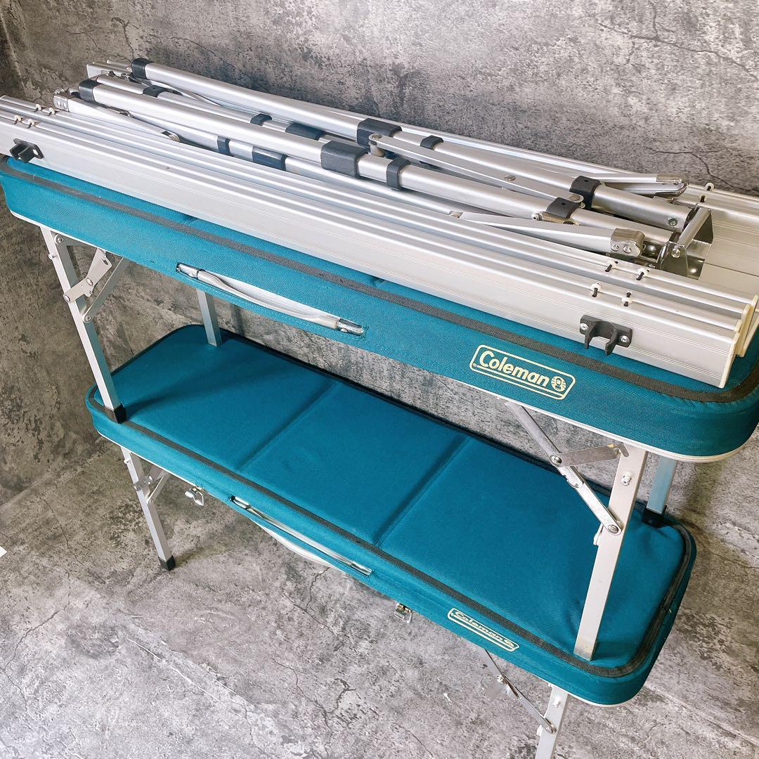 Coleman ピクニックベンチセット　ゴム足2個欠品