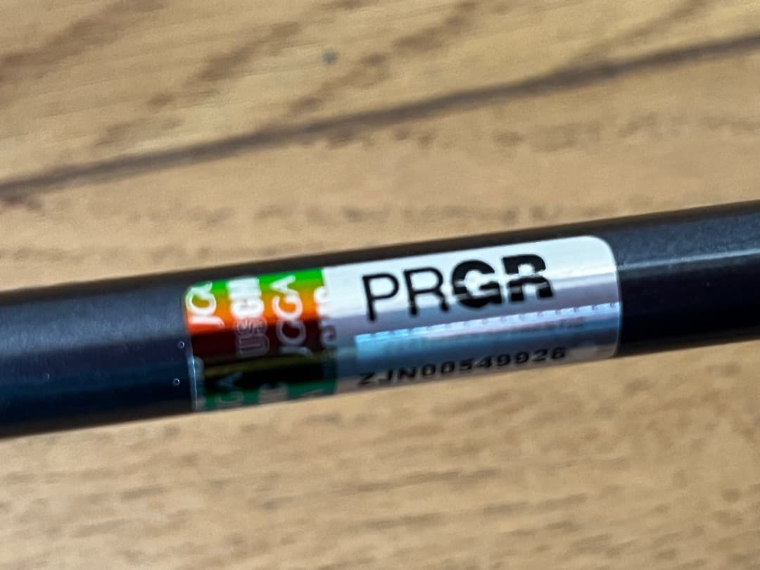 少し短尺FW3 PRGR RS ４２インチ 純正シャフトM40