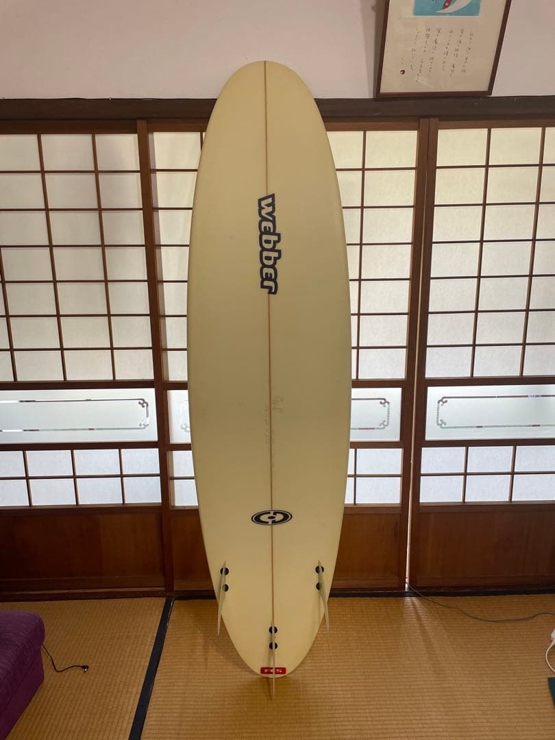Webber ミッドレングス(ファンボード) 6’5”ハードケース付