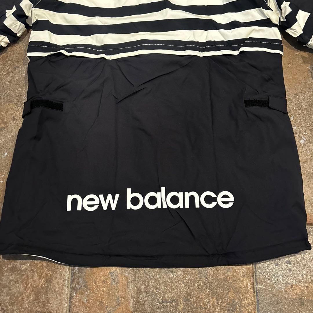 new balance golf レインウェア　セットアップ　2way ボーダー