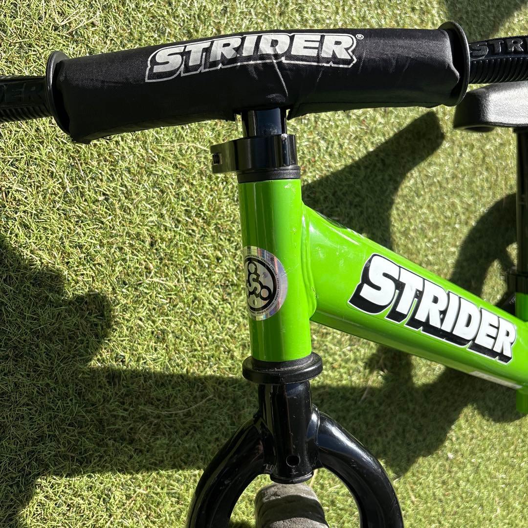 STRIDER バランスバイク グリーン 12インチ　※サドルクッションゲル付き