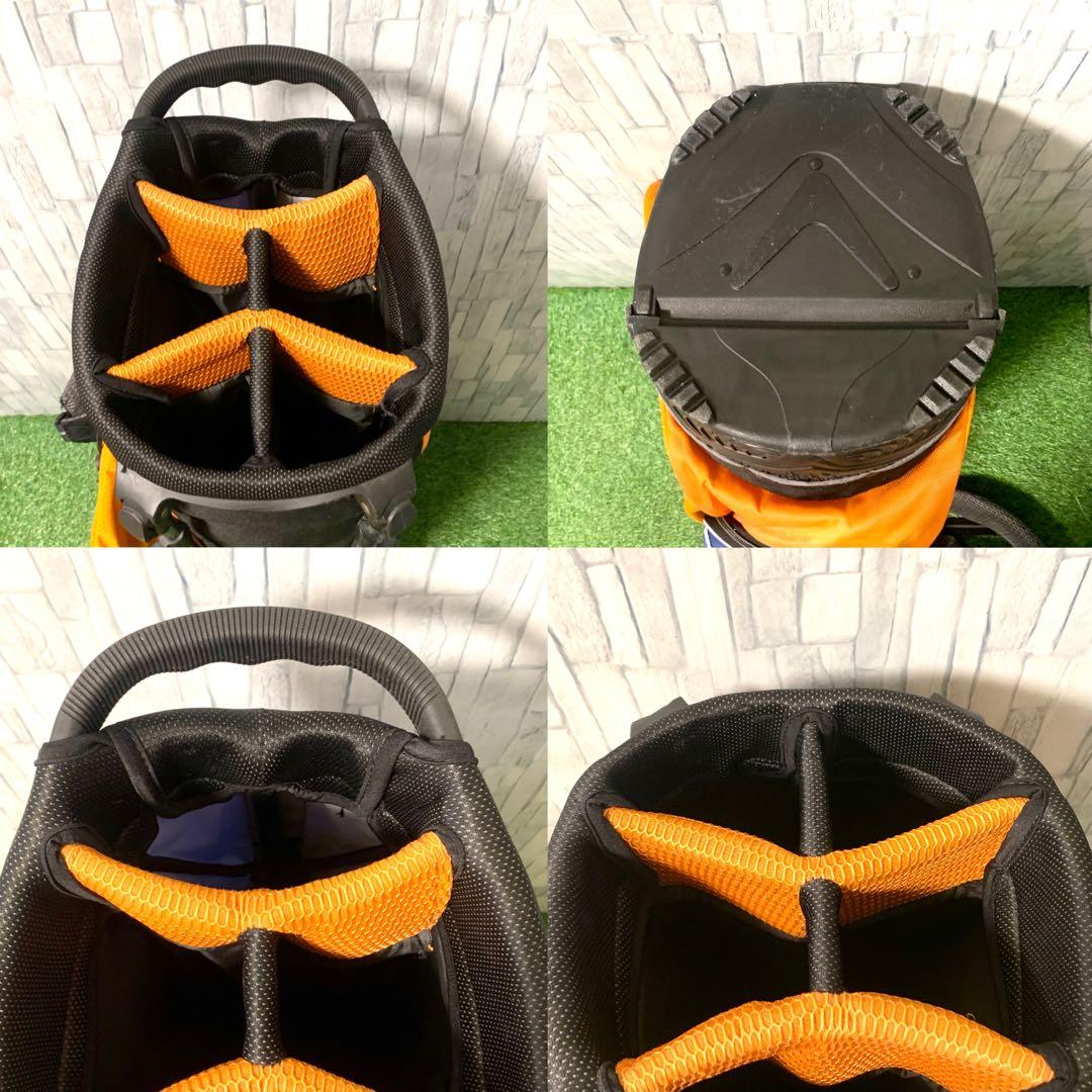 良品 キャロウェイ HYPER•LITE5 希少キャディバッグ 5分割スタンド式