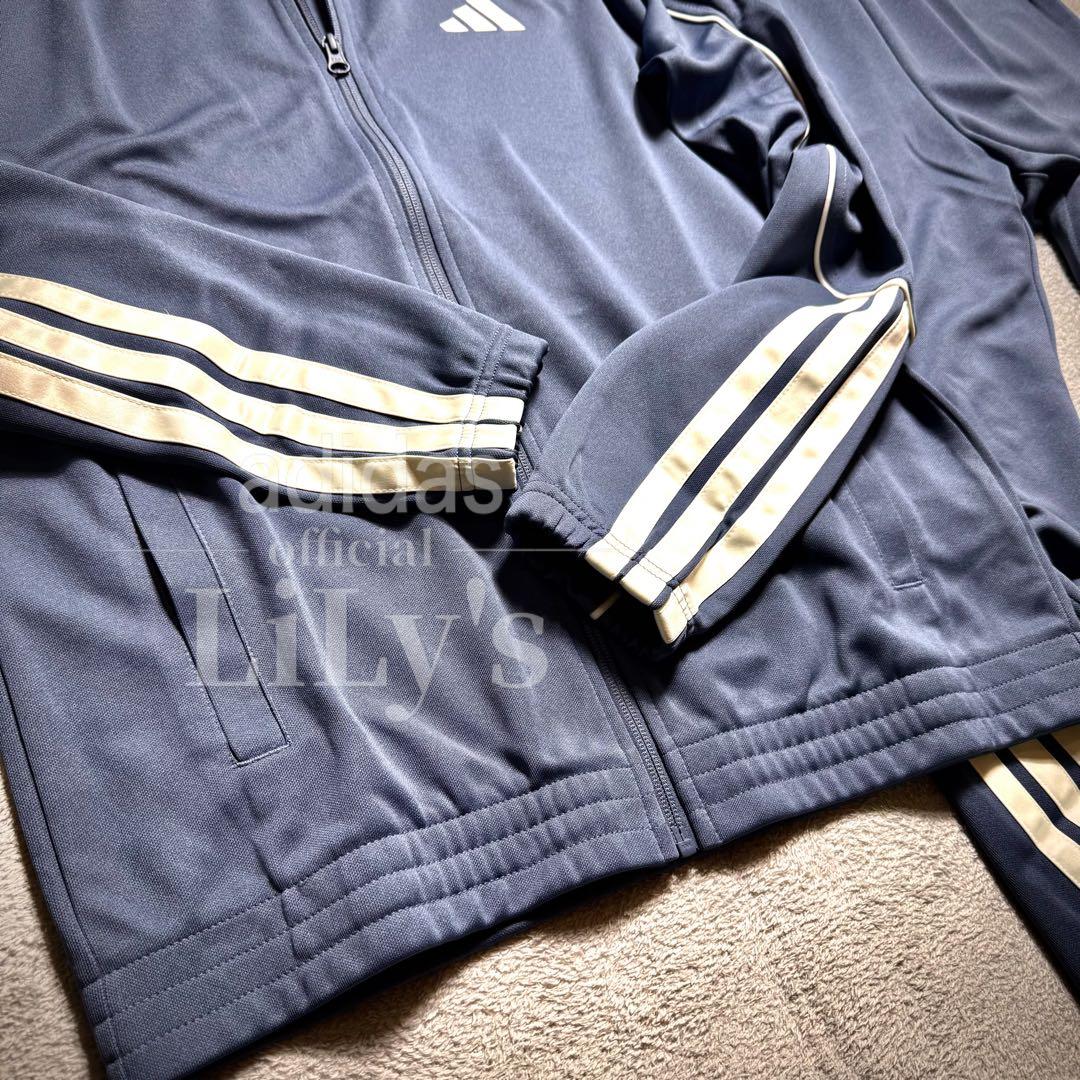 【Ｍサイズ】adidas上下セットアップ　トラックスーツ　青　ブルー　新品未使用