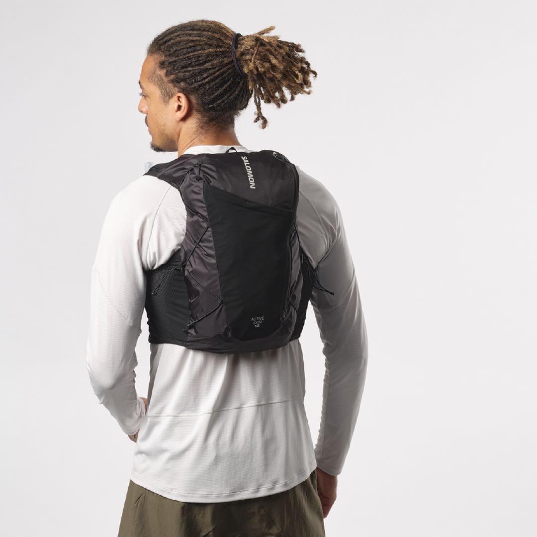 新品SALOMON ACTIVE SKIN 12 ランニングベスト　M