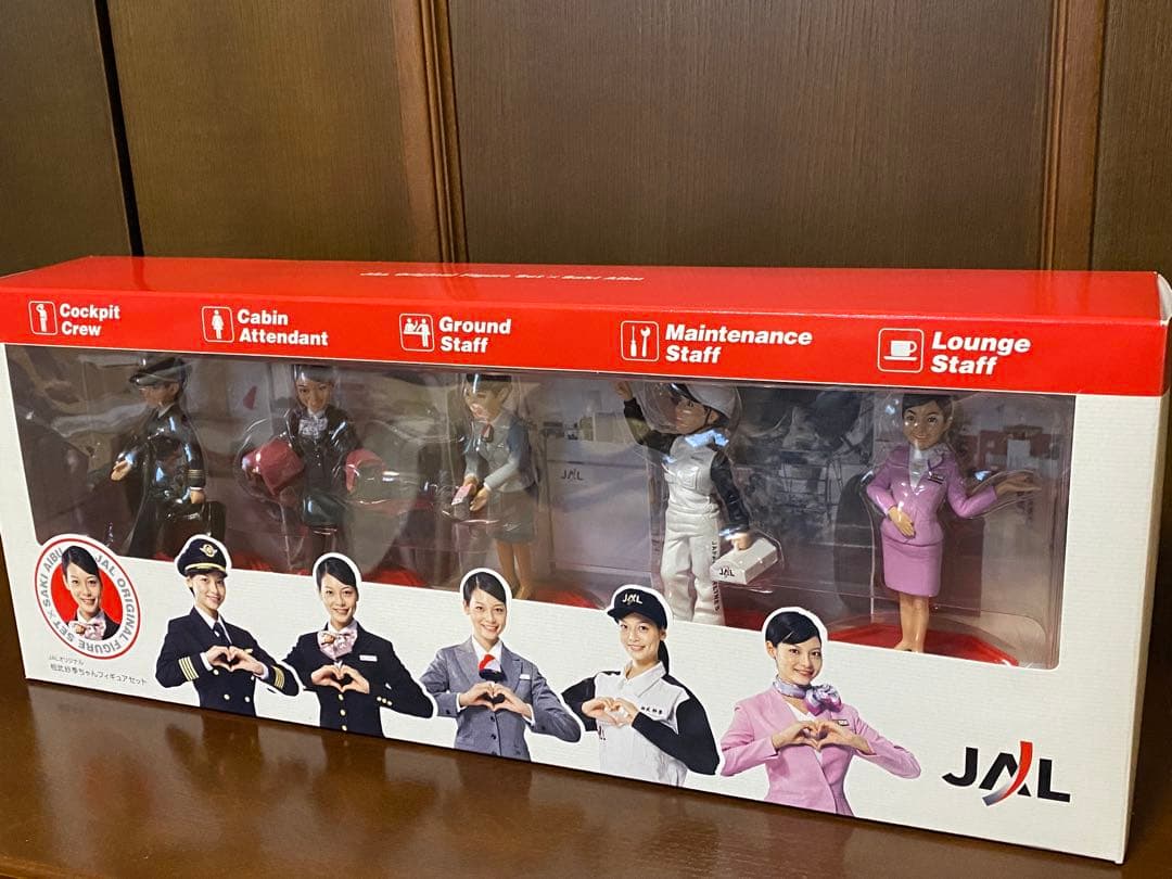 極美品【新品未開封】JALオリジナル 相武紗季ちゃんフィギュアセット非売品