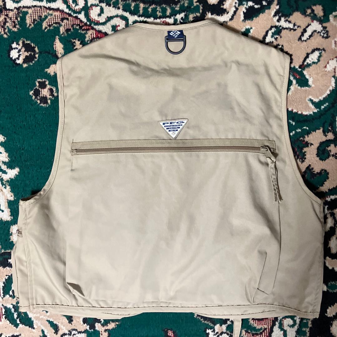 美品　Columbia コロンビア　フィッシングベスト　ボア