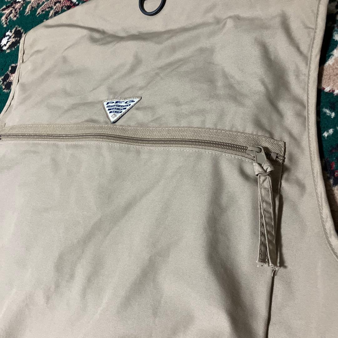 美品　Columbia コロンビア　フィッシングベスト　ボア