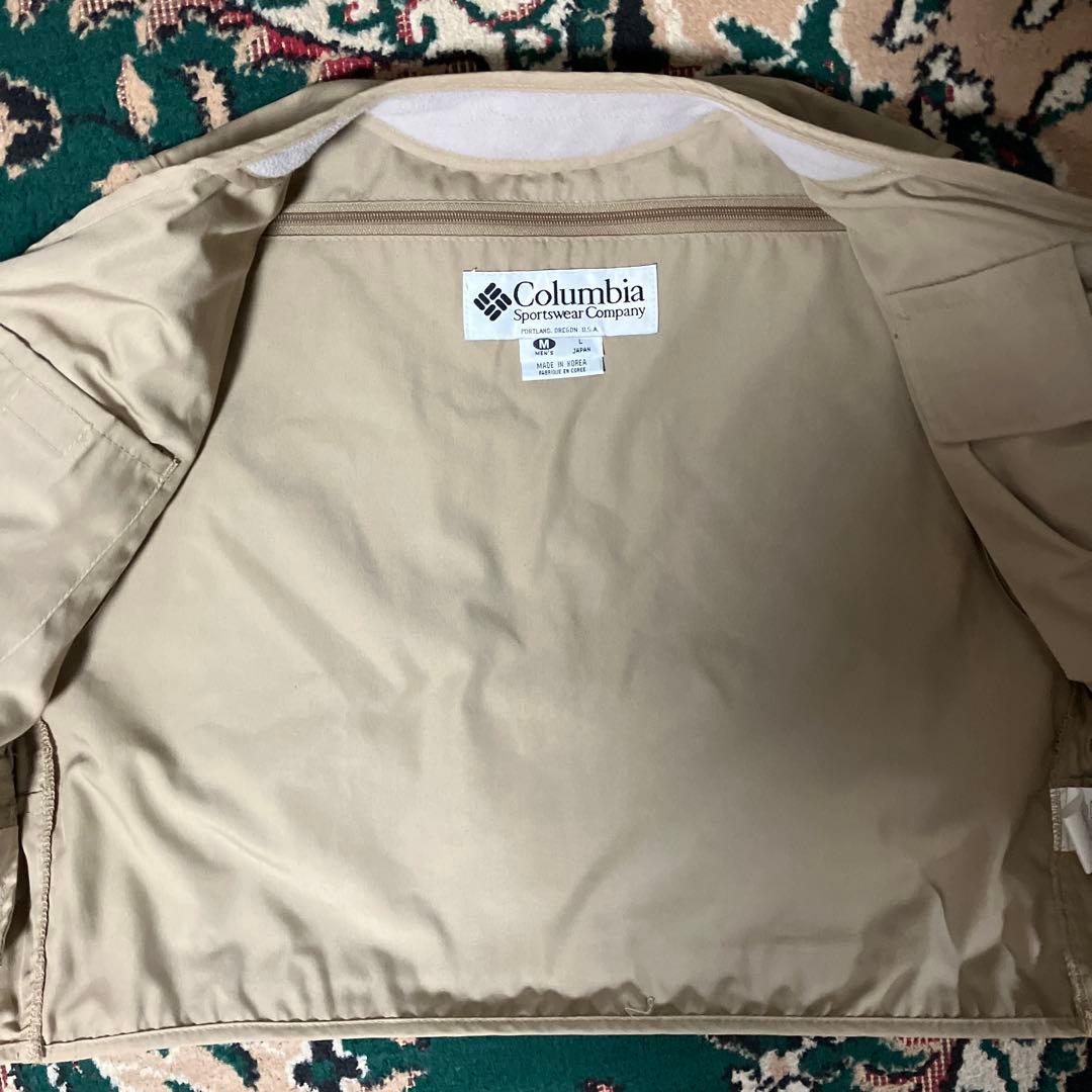 美品　Columbia コロンビア　フィッシングベスト　ボア