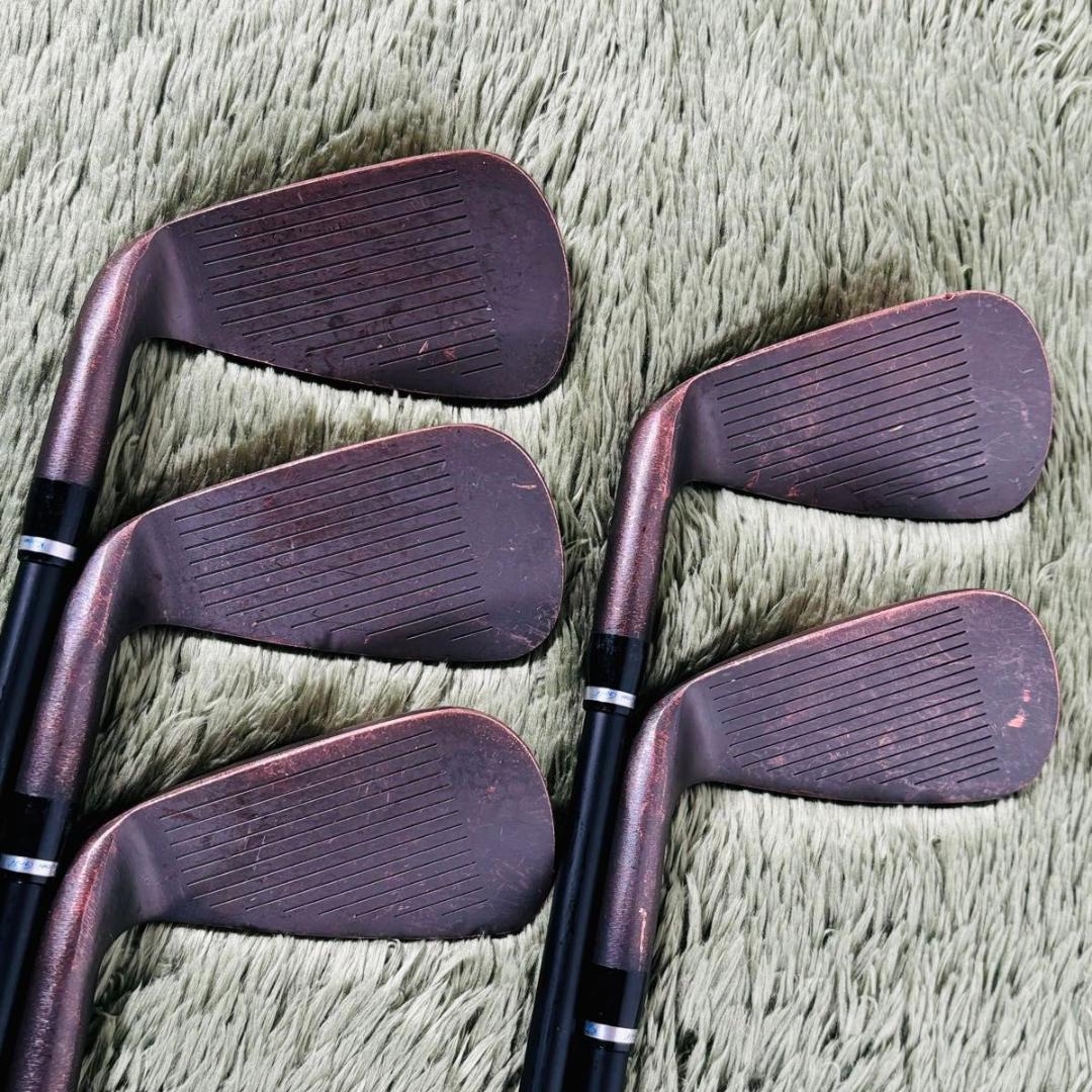 ノーグ ワンレングスアイアン 5本セット メンズゴルフ 初心者 入門 外箱付 黒