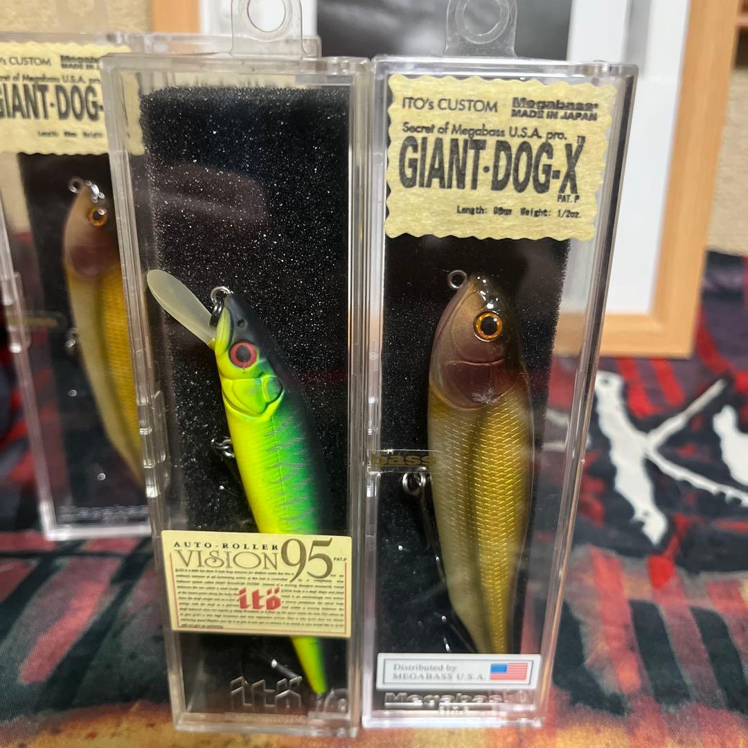 GIANT-DOG-X & VISION 95 ルアー4個セット