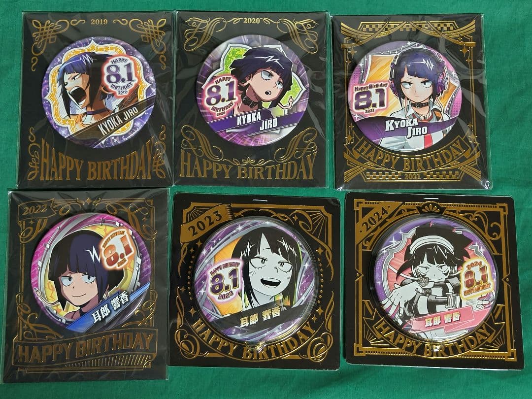 僕のヒーローアカデミア バースデイ缶バッジ 名場面ジオラマフィギュア 耳郎響香