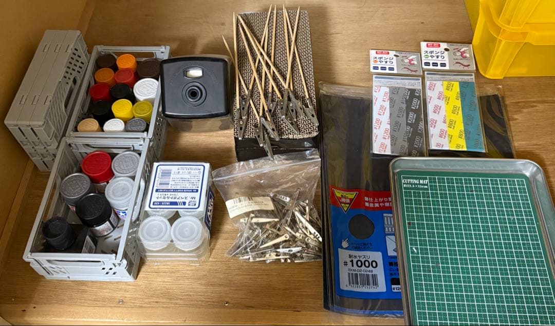 プラモデル　製作セット　ペインティングブース　エアーコンプレッサー　エアブラシ