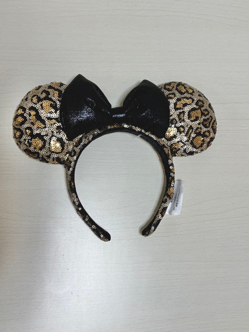 豹柄　ミッキー型カチューシャ　WDW フロリダ