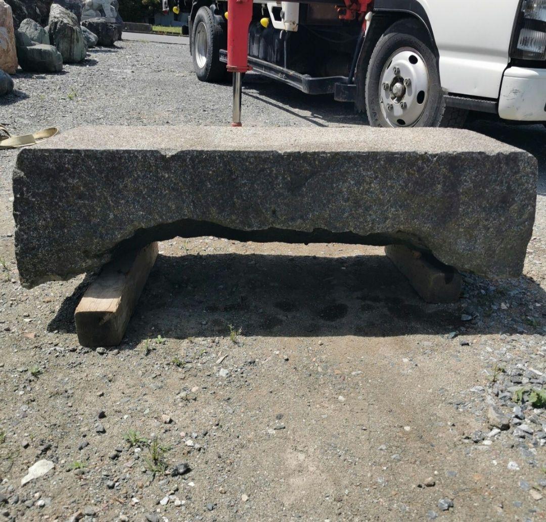 沓脱石　378キロ　庭石　石　石材　庭 坪庭　ガーデニング　置物　オブジェ
