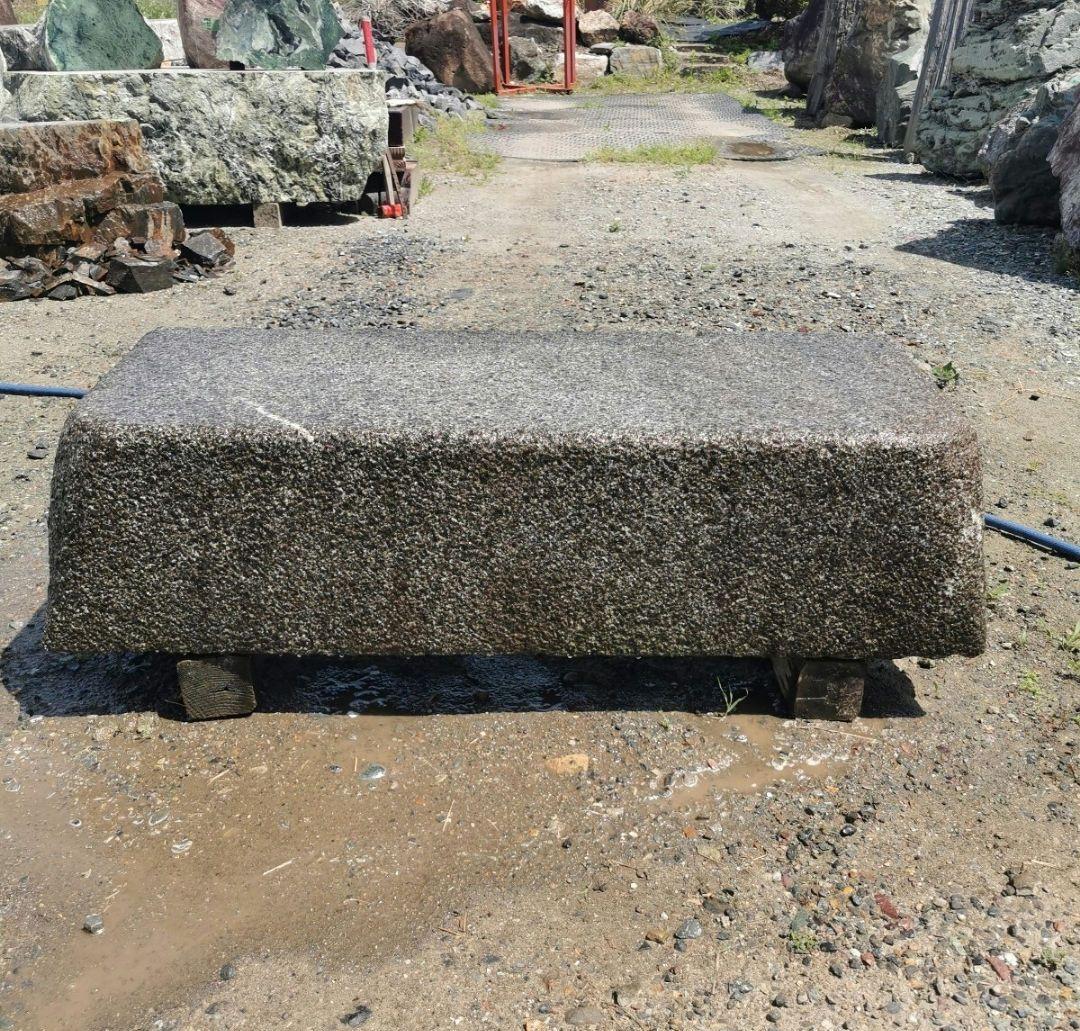 沓脱石　378キロ　庭石　石　石材　庭 坪庭　ガーデニング　置物　オブジェ