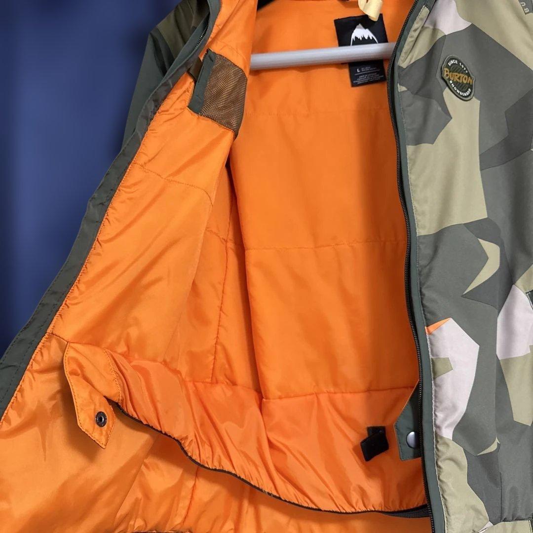 BURTON スノーウェア　迷彩　Lサイズ