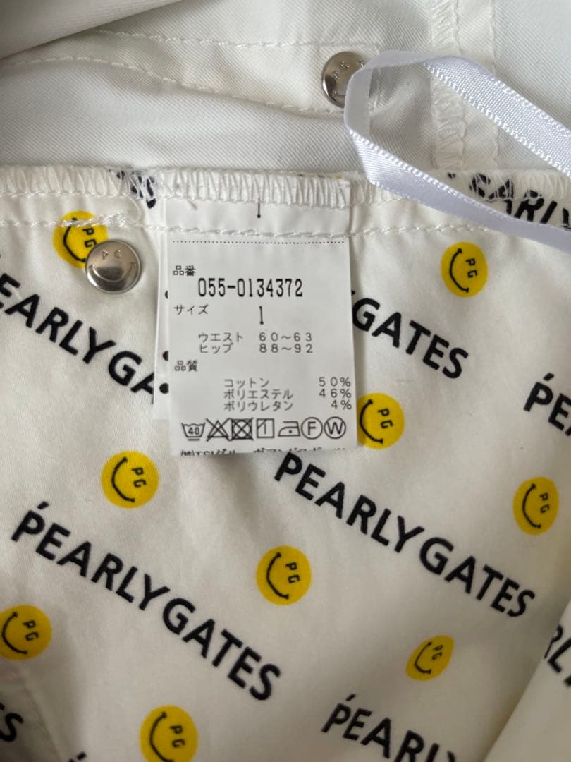 PEARLY GATES レディーススカート 1 ホワイト　ゴルフ