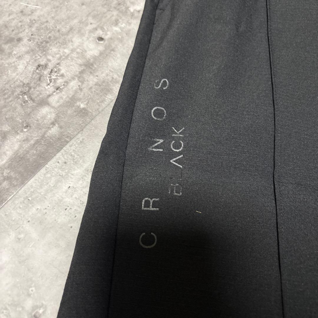 CRINOS ブラックパンツ スリムフィット