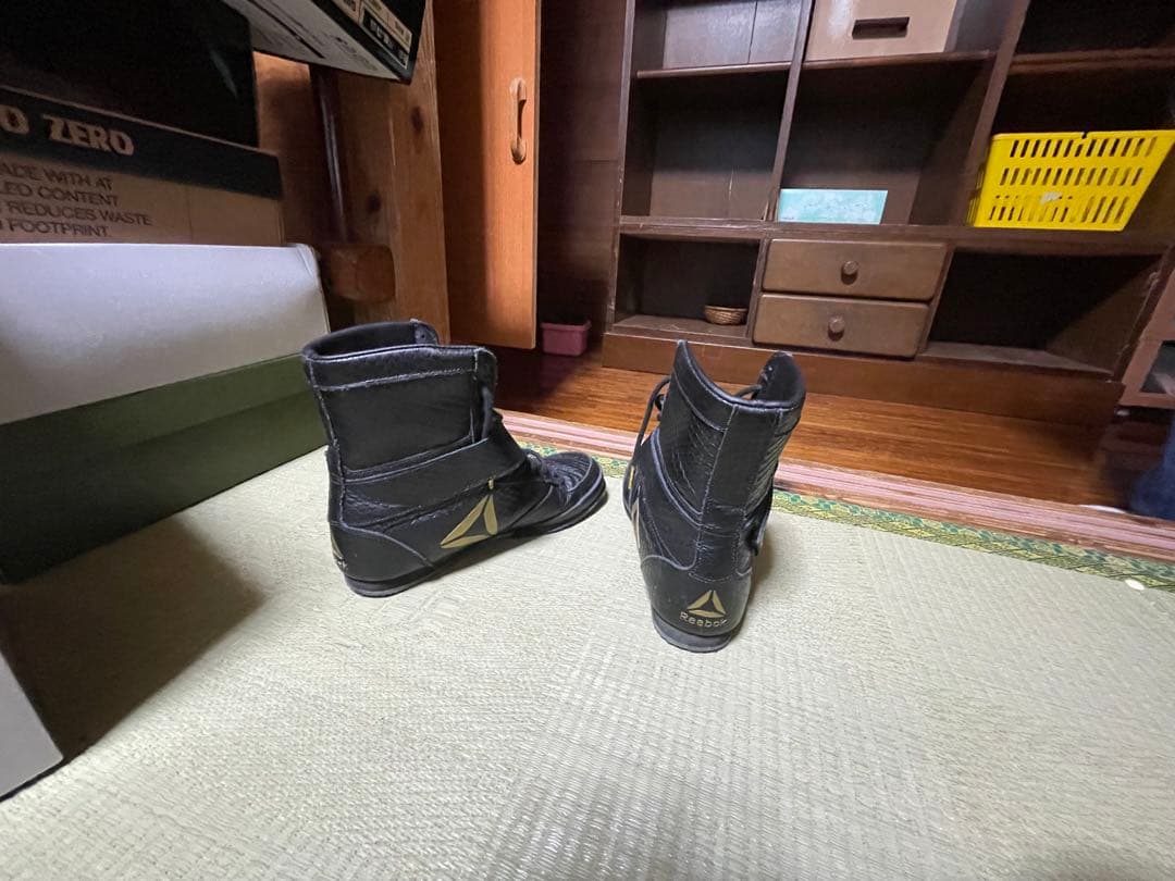 Reebok ボクシングシューズ ハイカット ブラック