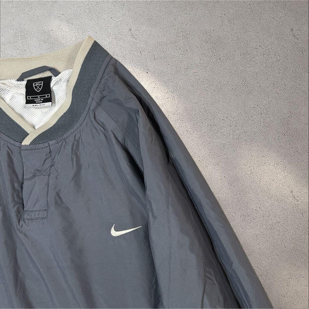 Nike golf ナイロンプルオーバー　ピステ　古着　ヴィンテージ