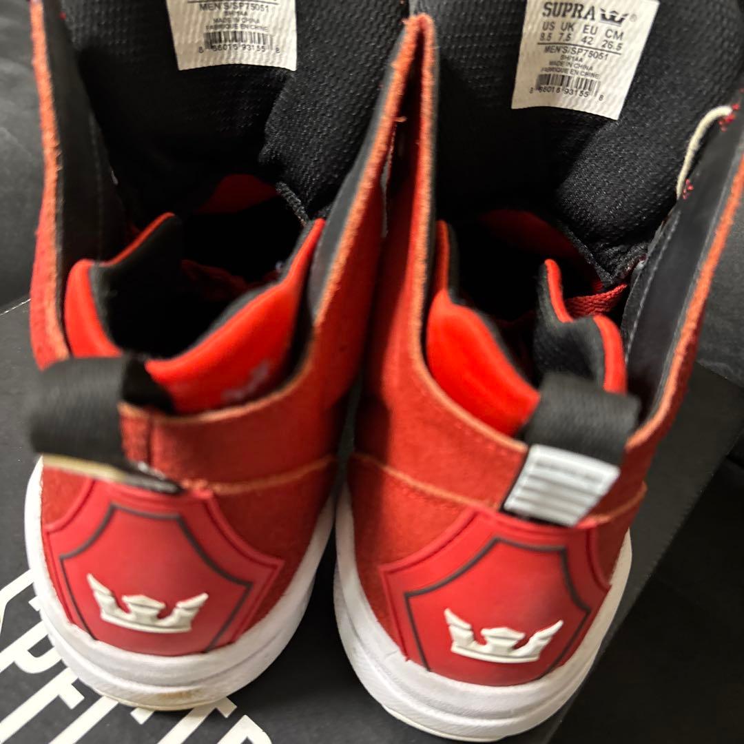 SUPRA SKYTOP レッド ハイカットシューズ　メンズシューズ　靴