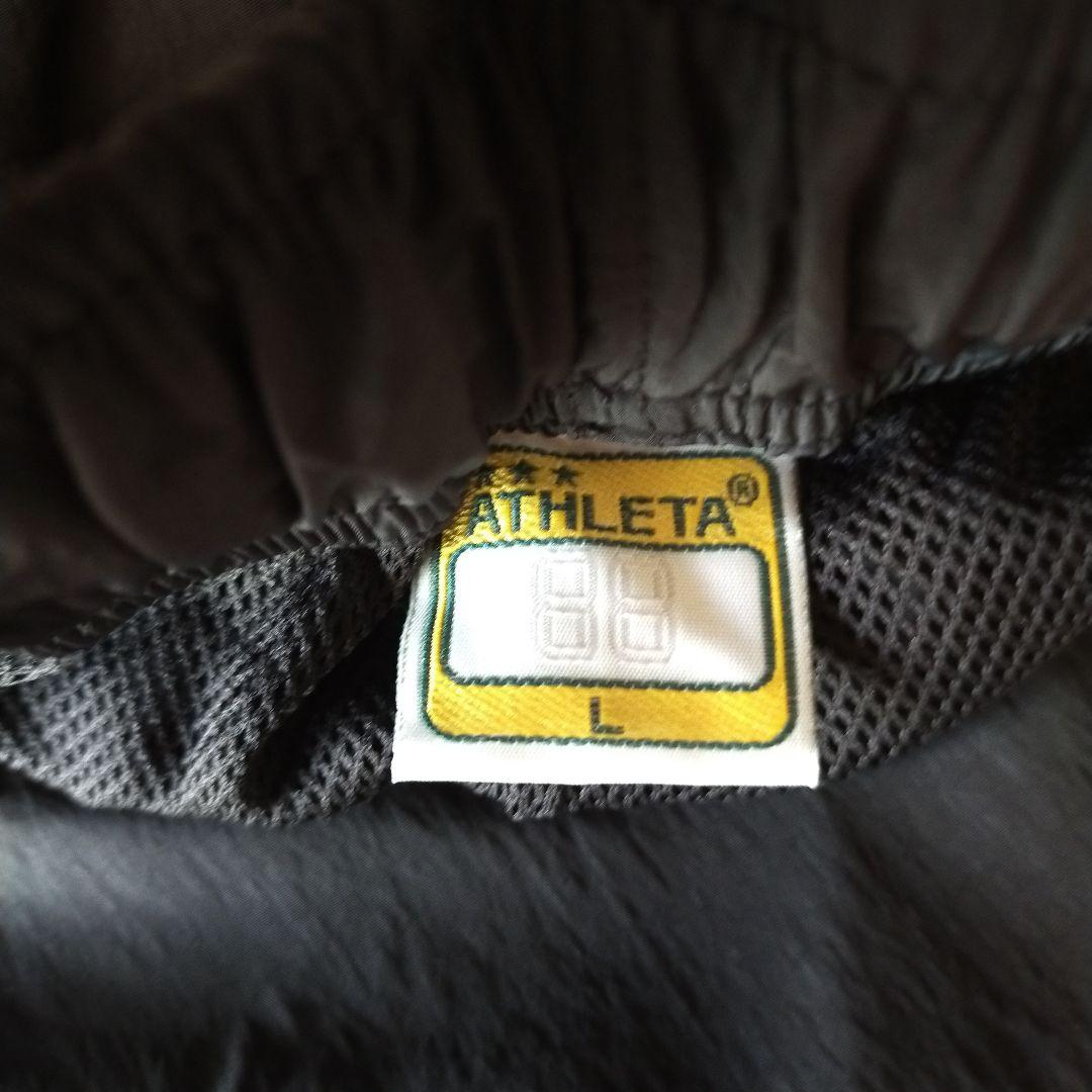 ATHLETA ピステ・ウィンドブレーカー ブラック　上下セット　L