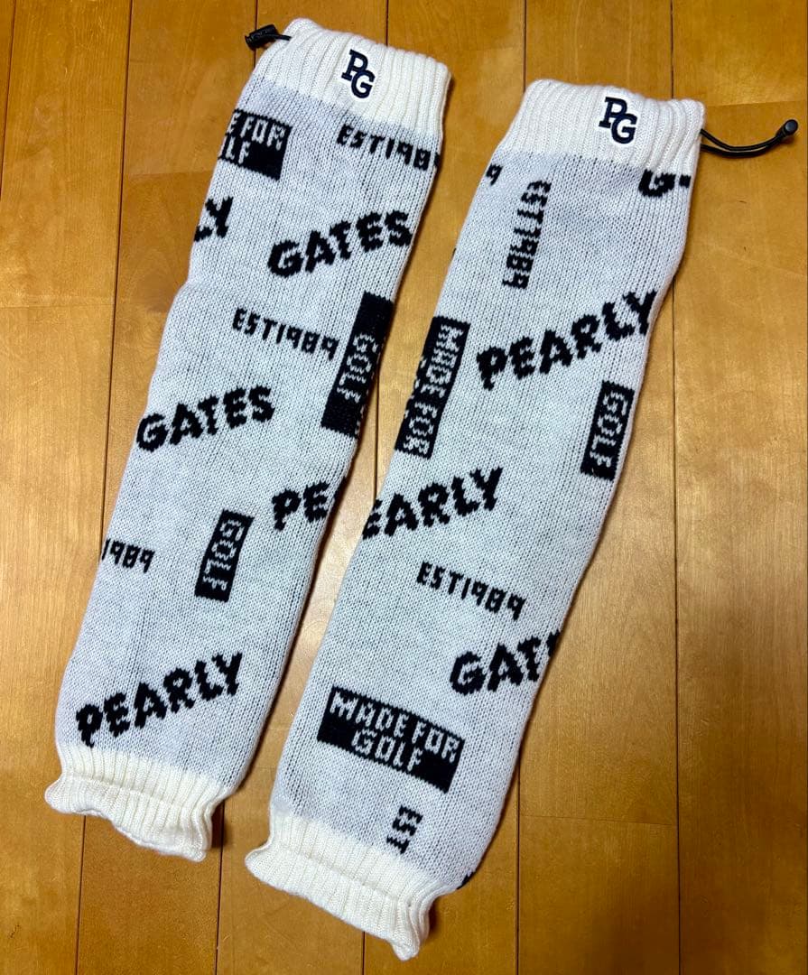 3点セット パーリーゲイツ ニット帽 レッグウォーマー ネックウォーマー